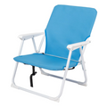 OKVO Oxford Cloth Outdoor Beach Chair with Iron Frame, Portable Folding Camping Chair, Blue