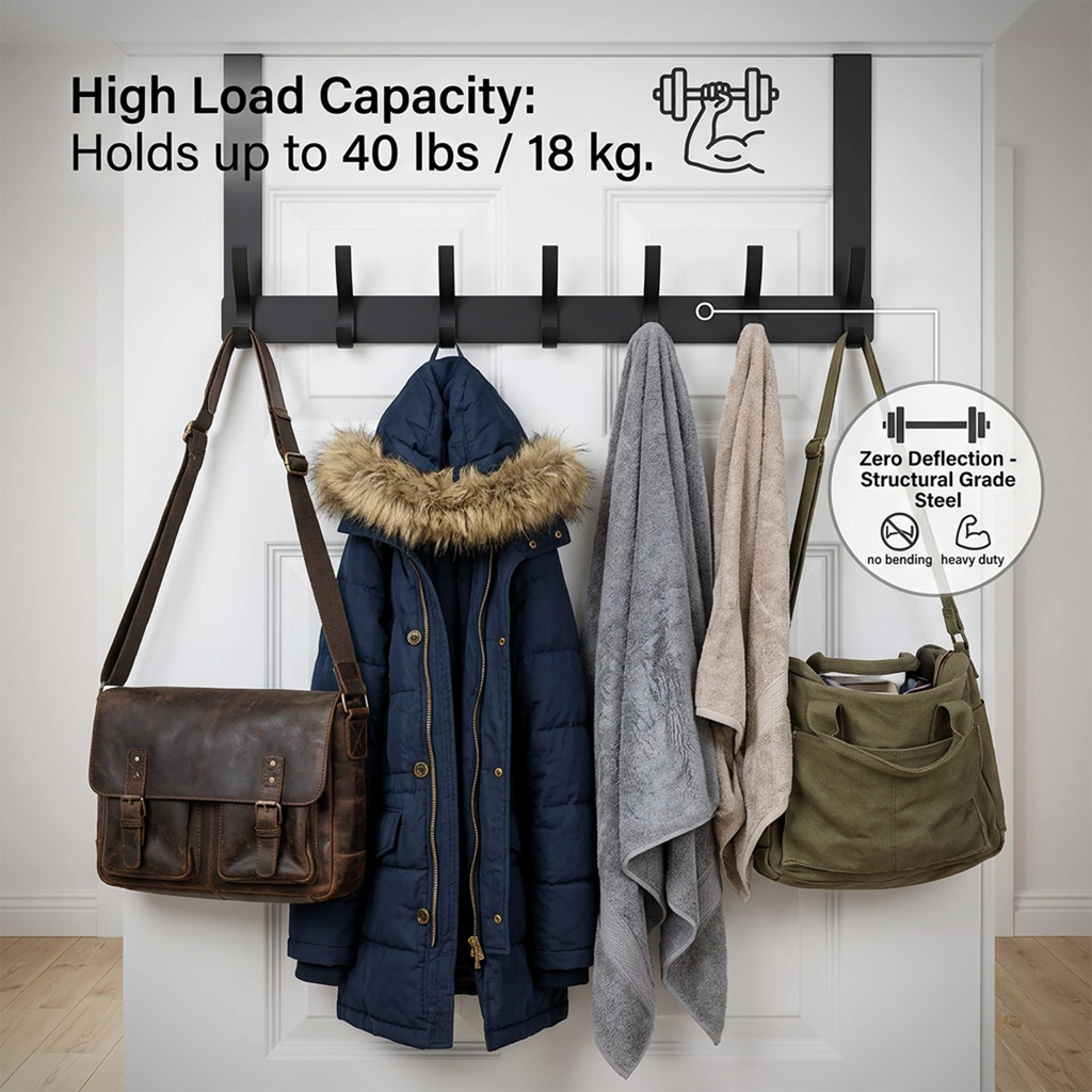 OKVO Over the Door Hooks for Towels, Coats and Accessories