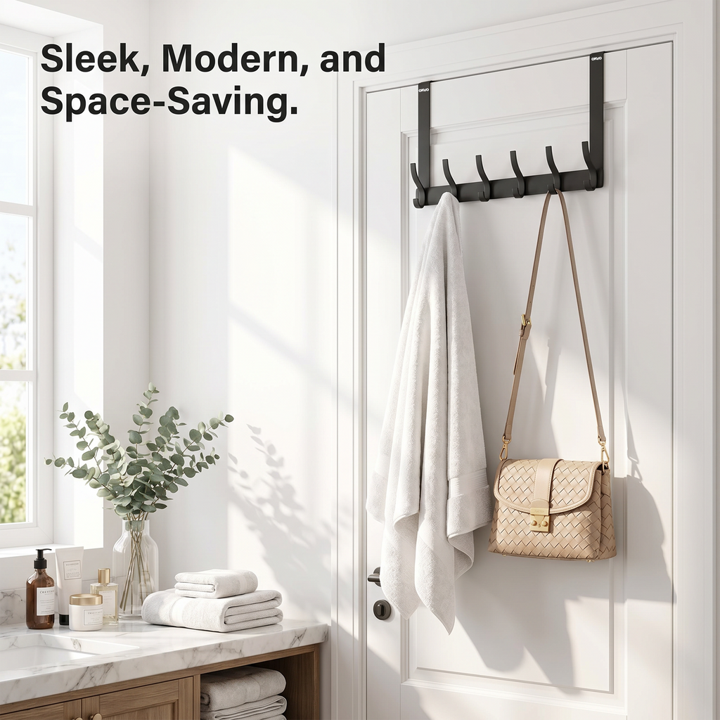 OKVO Over the Door Hooks for Towels, Coats and Accessories